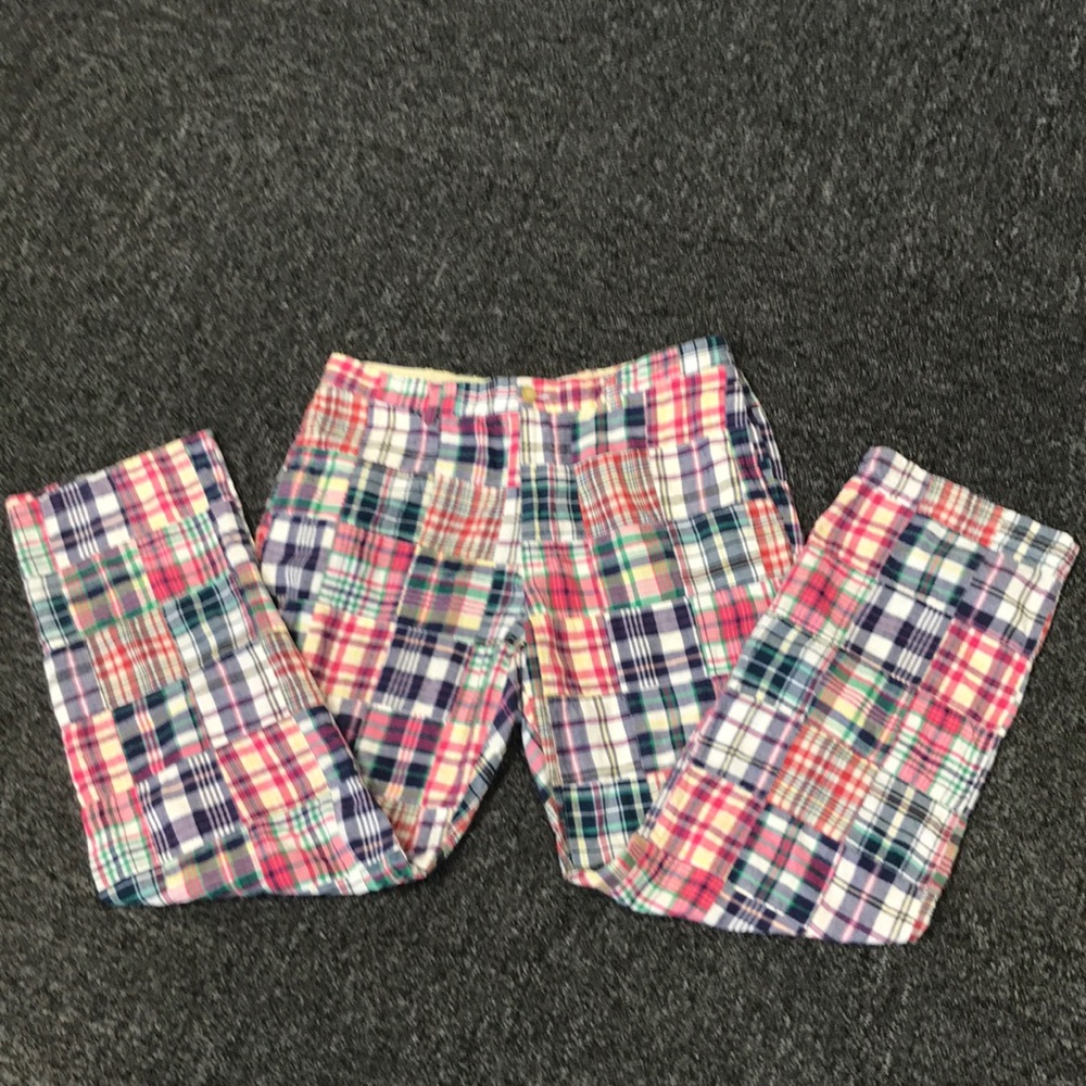 J Crew Madras Pants 35x32